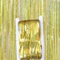 Gold foil fringe curtain laser tinsel for birthday party wedding stage backdrop decoration. - 1*1M / Gold