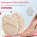 Cómodas almohadillas de esponja para el antepié en tacones altos, antideslizantes y suaves. - Almohadillas para el antepié / Negro