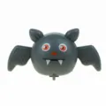 Cute grey bat pull-back toy, funny vampire animal shape for kids, novelty plastic gift. - Halloween Gray Bat