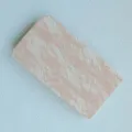 Medias de encaje floral marrón pantimedias transparentes sexy patrón de rosas para mujer - Rosa Camarón