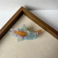 Creative cartoon hair claw clip for women, unique resin shark clip for stylish daily hair styling. - Blue Fish