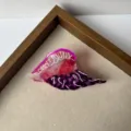 Creative pink purple shell hair claw clip cute aesthetic shark clip for thick hair styling - Purple Floating Organisms Style
