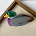 Mallard duck acetate hair claw clip, cute animal hair accessory for women and girls daily use. - Duck