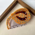 Cute stingray acetate hair claw clip, ocean style animal hair accessory for women and girls. - Jellyfish