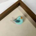Cute acrylic blue bird hair claw clip detail shot for kids, lovely animal hair accessories. - Style 1