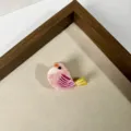 Cute bird acrylic hair claw detail, charming pink design for adorable kids hair accessories. - 3#
