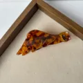 Tortoiseshell Cat Acetate Hair Claw Clip Cute Animal Hairpin Trendy Style Detail View Accessory - Cute Cat