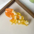Ocean style acetate jellyfish hair claw clip, cute animal hair accessory for women styling. - Yellow Jellyfish