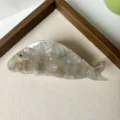Cute ocean style acetate hair claw clip, unique animal shape back head hairpin for women. - Dugong