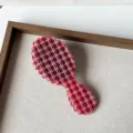 Petite brosse à cheveux en acétate portable, mini peigne de massage à carreaux pour voyage. - 10