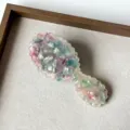 Petite brosse à cheveux coussin d'air en acétate, mini peigne de voyage, variante colorée. - 22