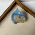 Cute blue fish hair claw clip for women, unique aesthetic shark clip for daily hair styling. - Blue Sunfish