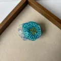 Blue jellyfish hair claw clip cute transparent shark clip for women styling cute hair accessories - Blue Floating Jellyfish Style