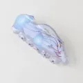 Ocean style jellyfish hair claw clip transparent blue gradient acetate hair accessories for women - Purple Jellyfish 1