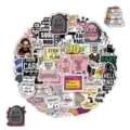 Waterproof meme graffiti stickers pack, 50pcs funny aesthetic decals for phone luggage. - Style TQ50-1202