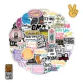 50pcs waterproof aesthetic graffiti stickers pack for laptop phone luggage skateboard decals - Style TQ50-1203