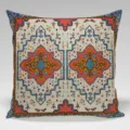 Vintage Persisches Geometrisches Muster Kurzer Plüsch Quadratischer Kissenbezug Sofa Dekokissen - BZ202301009-6