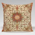 Vintage persisches Muster kurzer Plüsch quadratischer Kissenbezug für Sofakissen Heimdekor - Einseitiger Pfirsichhaut-Kissenbezug Ohne Füllung 45x45cm / BZ202301009-10