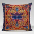 Vintage persischer geometrischer Plüsch quadratischer Kissenbezug für Sofa Dekoration. - BZ202301009-1