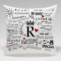 Funda de cojín con frases motivacionales y regalo inspirador para mujeres hombres - BZ202404030-18