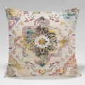Funda de cojín cuadrada estilo étnico bohemio para sofá sala de estar dormitorio decor. - BZ20240708-4