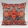 Fodera per cuscino in stile persiano, federa quadrata con motivo di tappeto etnico. - 45x45cm / BZ202408030-6