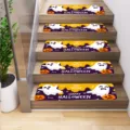 Halloween stair treads non-slip mats set for indoor wooden stairs holiday decoration view. - 20x76cm / MD20240805-2