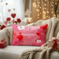 Valentine's Day Heart Pillowcase Romantic Aesthetic Decorative Cushion for Couples Gift - Z1960BZ-13