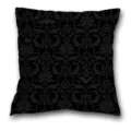Cojin Gotico Victoriano Damasco Negro Oscuro Cuadrado Decoracion para Sofa de Casa 45x45 - BZ202403018A-15