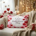 Valentine's Day pink heart pillowcase romantic festival decorative cushion for home decor - Z1960BZ-18