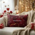 Valentine's day heart pillowcase romantic festive decorative cushion for couple gift - Z1960BZ-36