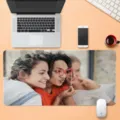 Grande tappetino da scrivania con stampa foto personalizzata, superficie liscia e base in gomma. - SBD202502028-5