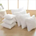 White pillow insert square cushion inner high elasticity PP cotton sofa backrest soft pillow - 50x30cm (300g) / White