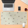 Grande tappetino per mouse da gioco con motivo di orsetto carino, superficie liscia e base. - SBD202502028-8