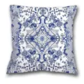Vintage blau weiß persisch Kissenbezug geometrisch für Sofa Schlafzimmer Hotel Dekoration - Muster 1