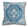 Fodera per cuscino geometrica persiana vintage, cuscino decorativo per divano e letto. - Federa in Pelle di Pesca Monolaterale / Modello 3
