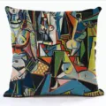 Housse de coussin art abstrait style Picasso taie decorative pour canape salon maison - QPSP182BZ-11