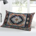 Fodera per cuscino rettangolare geometrica bohemienne per divano e decorazione letto. - Federa Cuscino Pelle di Pesca Monolaterale Senza Imbottitura / BZ202401207-2