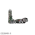 Military missile launcher enamel pin badge, metal camo tactical brooch souvenir. - Missile Launcher Vehicle (CZ2640-3)