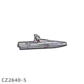 Commemorative military enamel pin badge featuring a tactical surface vessel design for fans. - Military Warship (CZ2640-5)