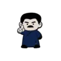 Lu Xun cartoon character enamel pin brooch, cute zinc alloy badge for backpack and clothes decor - Cartoon Character Style 3
