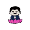 Lu Xun cartoon enamel brooch pin, Awakening Age anime merch zinc alloy backpack badge decor - Cartoon Character Style 4