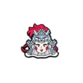 Leuke Drie Koninkrijken krijger cartoon metaal emaille speld badge kledingaccessoire - Zhao Yun Stijl / Zhao Yun (CZ2601-1)