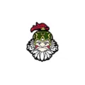 Lindo pin de esmalte de metal Guan Yu, broche de aleación de dibujos animados Tres Reinos. - Huang Zhong (CZ2601-5)