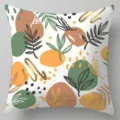 Housse de coussin florale abstraite geometrique pour canape, coussin decoratif moderne. - BZ20221003-9