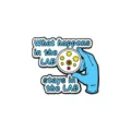 Medical lab theme enamel pin cute science glove brooch badge for stylish clothing and decor - Lab Petri Dish Style (CZ2740-3)