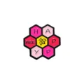 Cute cartoon bee honeycomb enamel pin alloy brooch badge backpack clothing decoration accessories - Honeycomb Letter Bee (CZ1819)