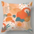 Housse de coussin decorative geometrique abstraite moderne pour le canape du salon et bureau. - BZ20221003-16