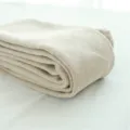 Oatmeal beige fleece-lined ribbed tights, warm winter thick knitted leggings variant. - One Size / Oatmeal Beige