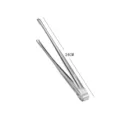 Pinza per alimenti in acciaio inossidabile 304 da 24 cm cucina barbecue pane bistecca - Materiale 201 / 9 pollici - 24 cm
